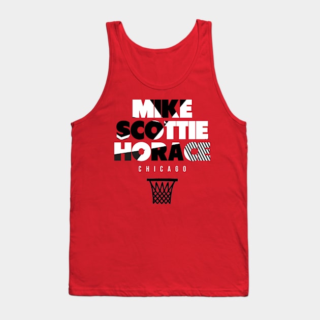 Throwback Chicago Basketball Tank Top by funandgames